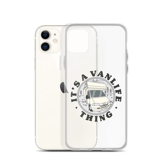 Clear Case for iPhone® with IAVLT (MoHo1) logo