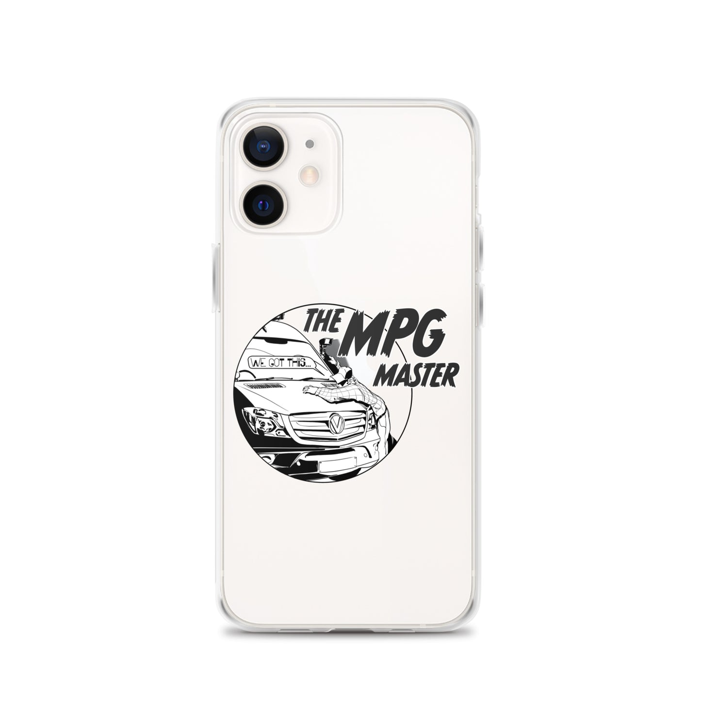 Clear Case for iPhone® with “The MPG Master” (M) logo