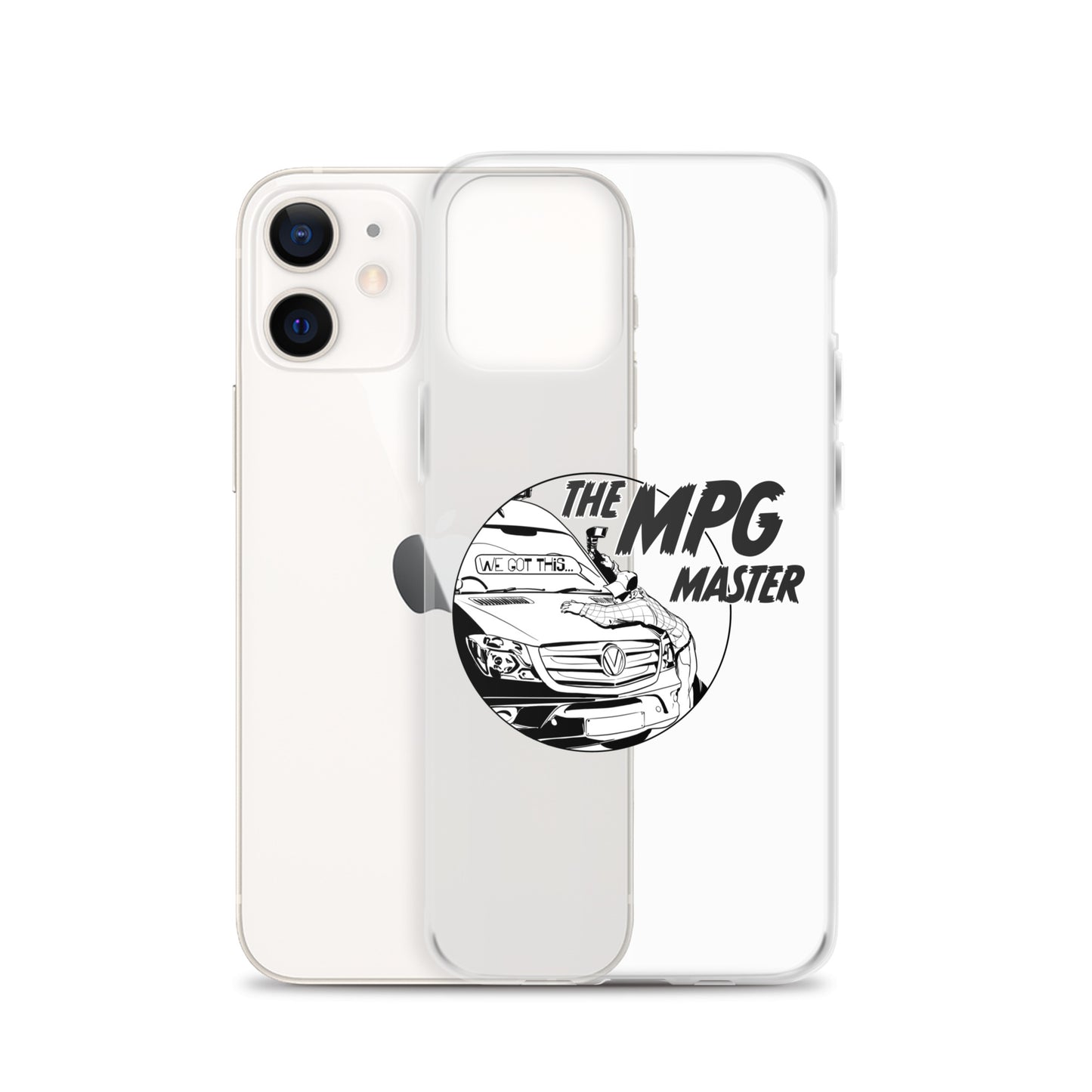 Clear Case for iPhone® with “The MPG Master” (M) logo