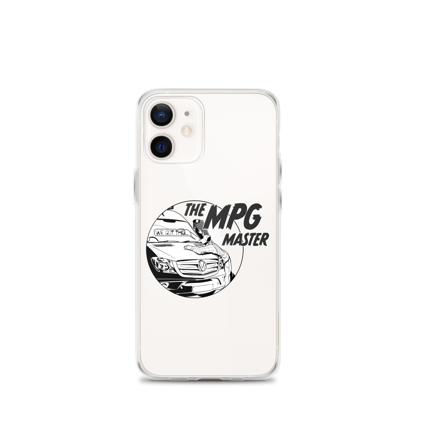 Clear Case for iPhone® with “The MPG Master” (M) logo