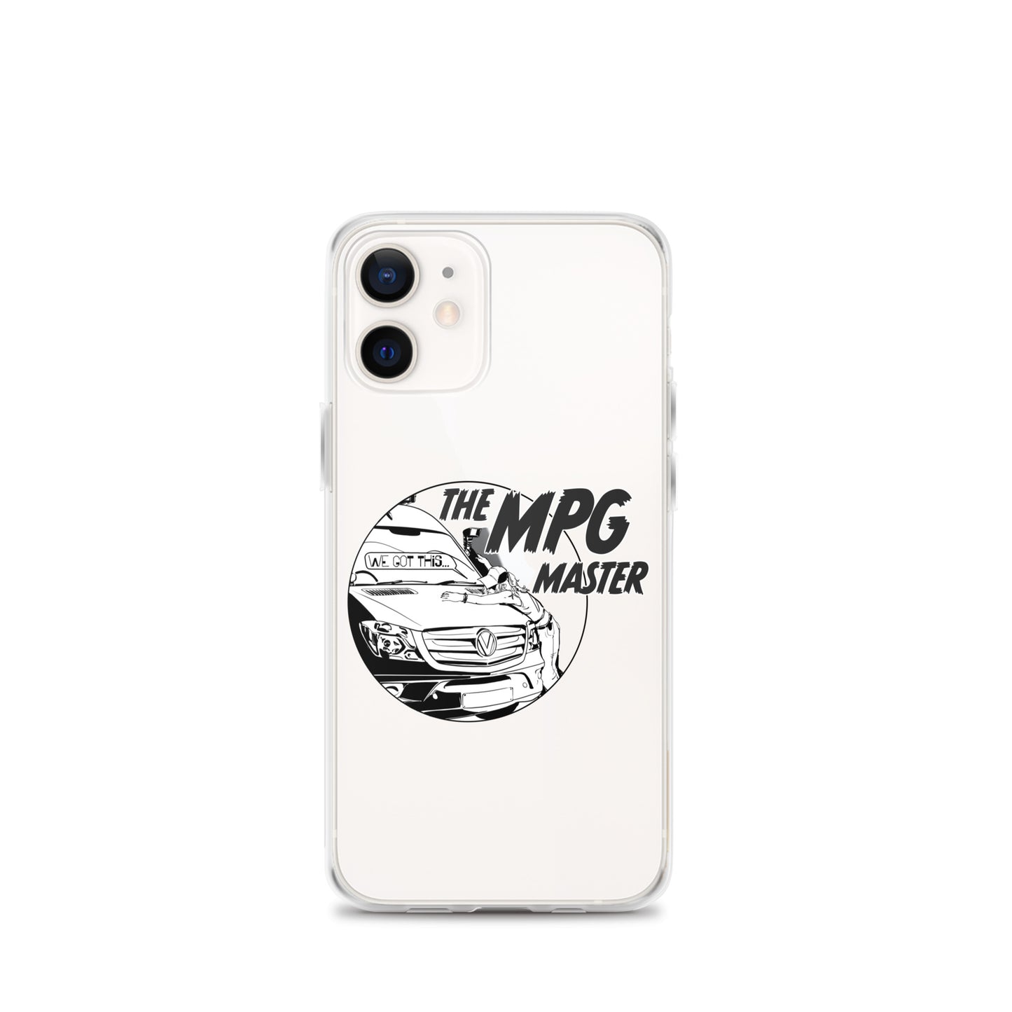 Clear Case for iPhone® with “The MPG Master” (F) logo