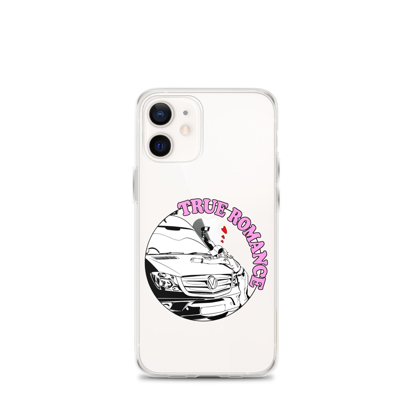 Clear Case for iPhone® with “True Romance” (F) logo