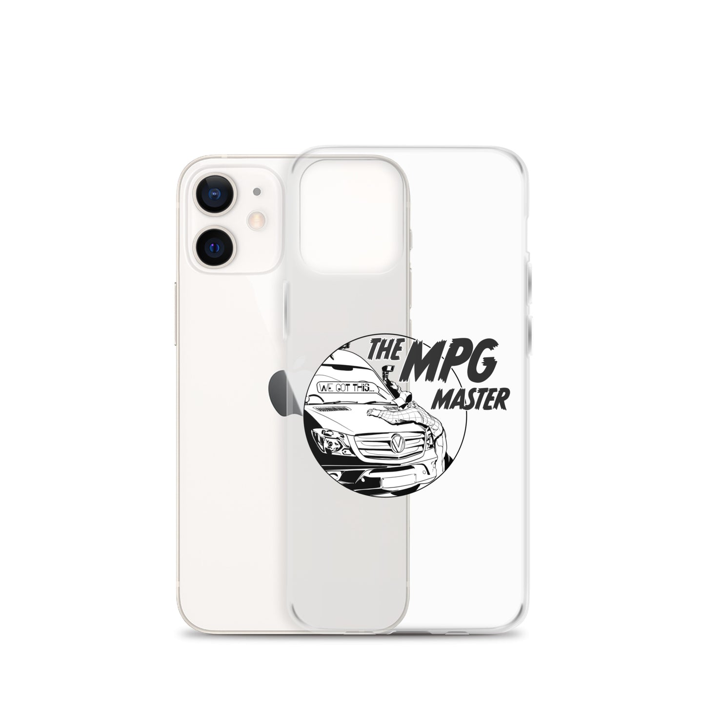 Clear Case for iPhone® with “The MPG Master” (M) logo