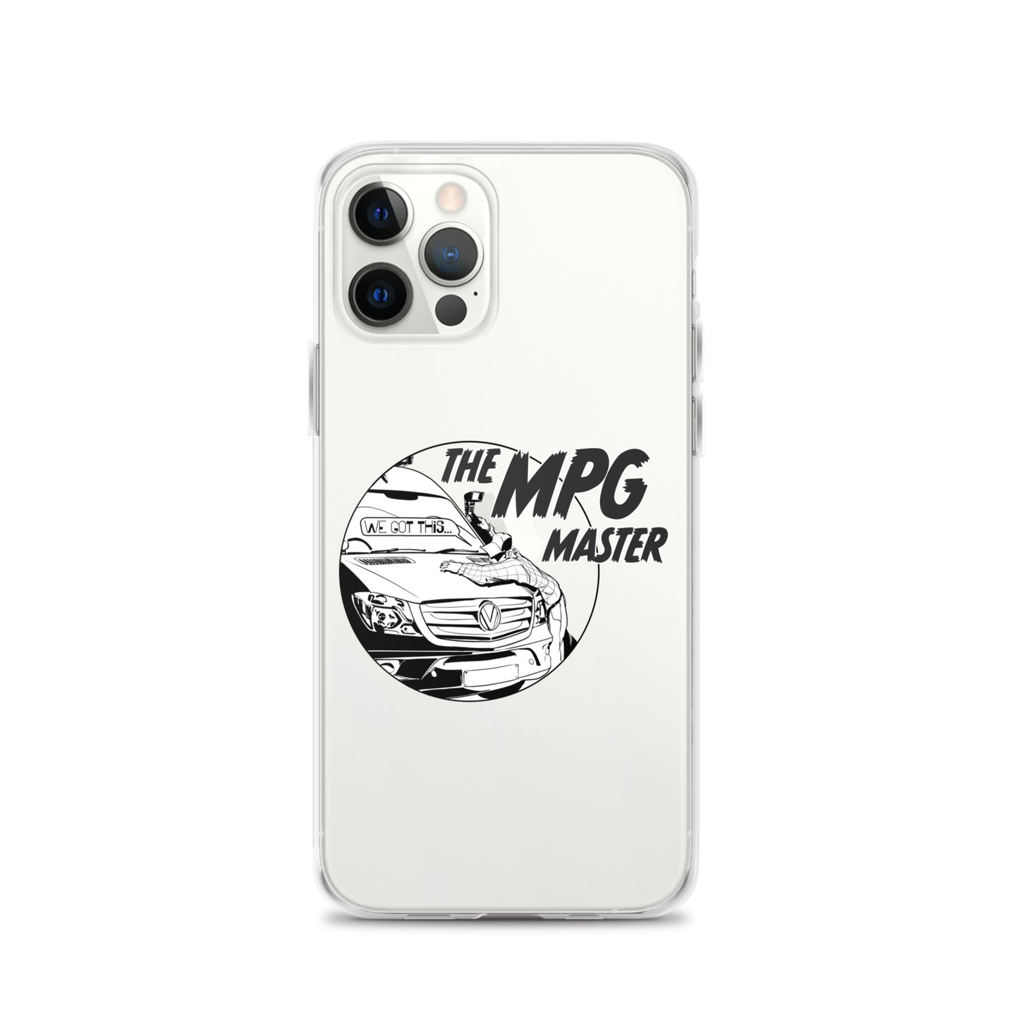 Clear Case for iPhone® with “The MPG Master” (M) logo