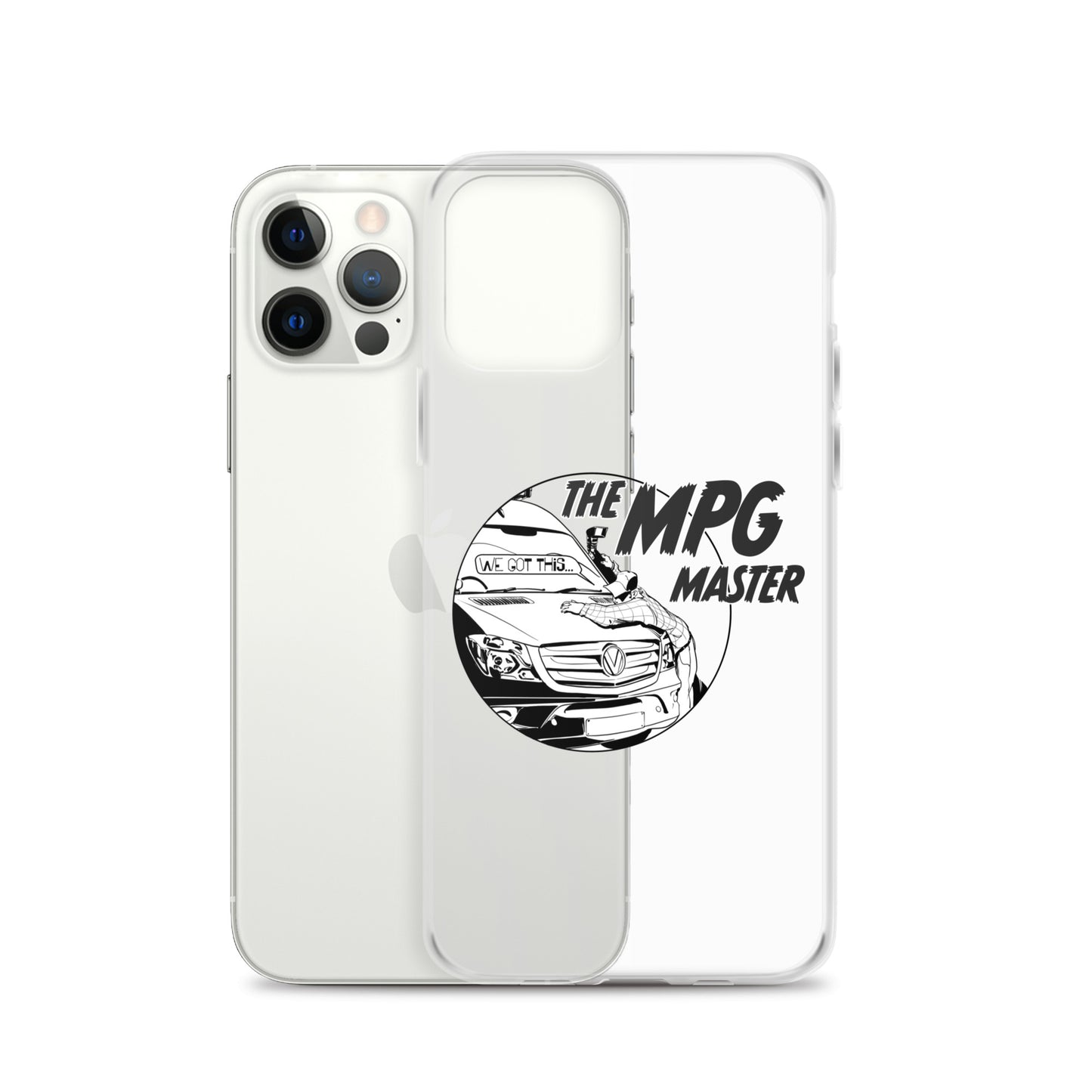 Clear Case for iPhone® with “The MPG Master” (M) logo