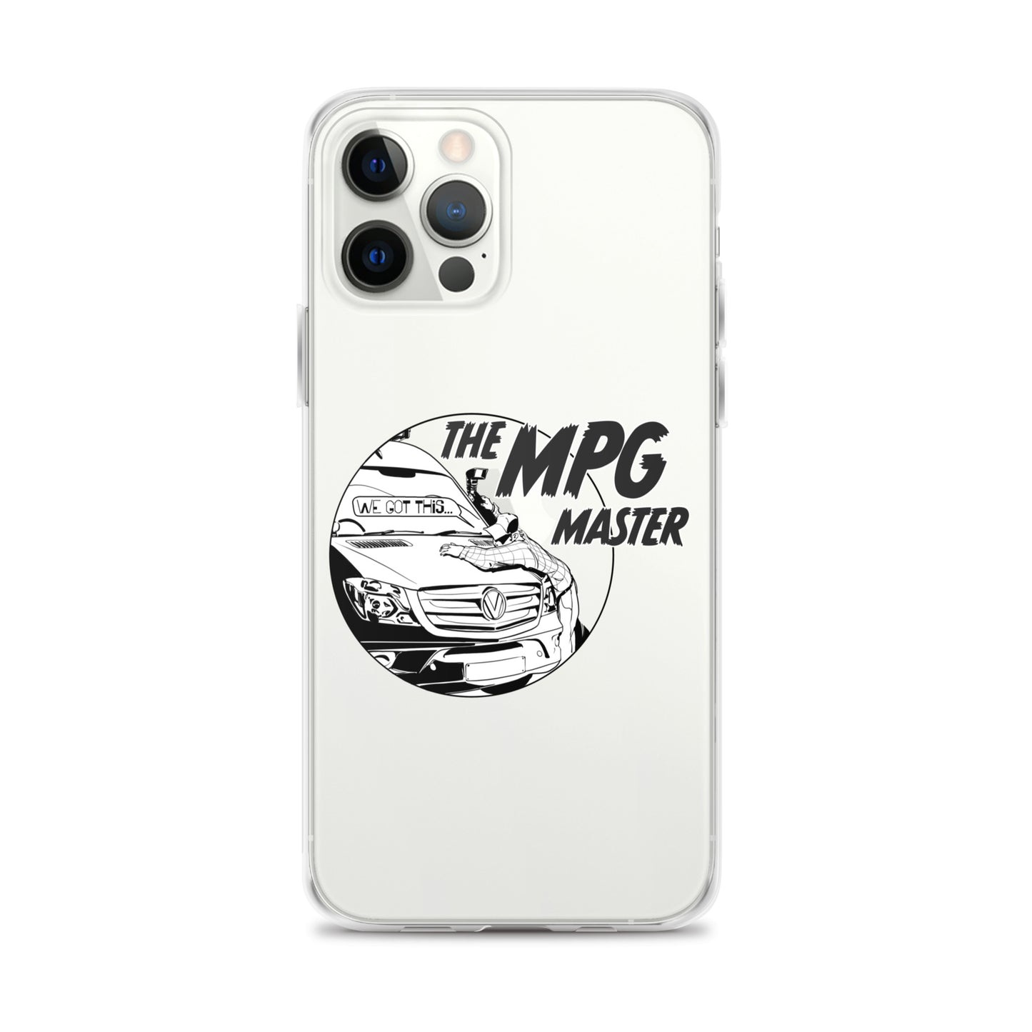 Clear Case for iPhone® with “The MPG Master” (M) logo