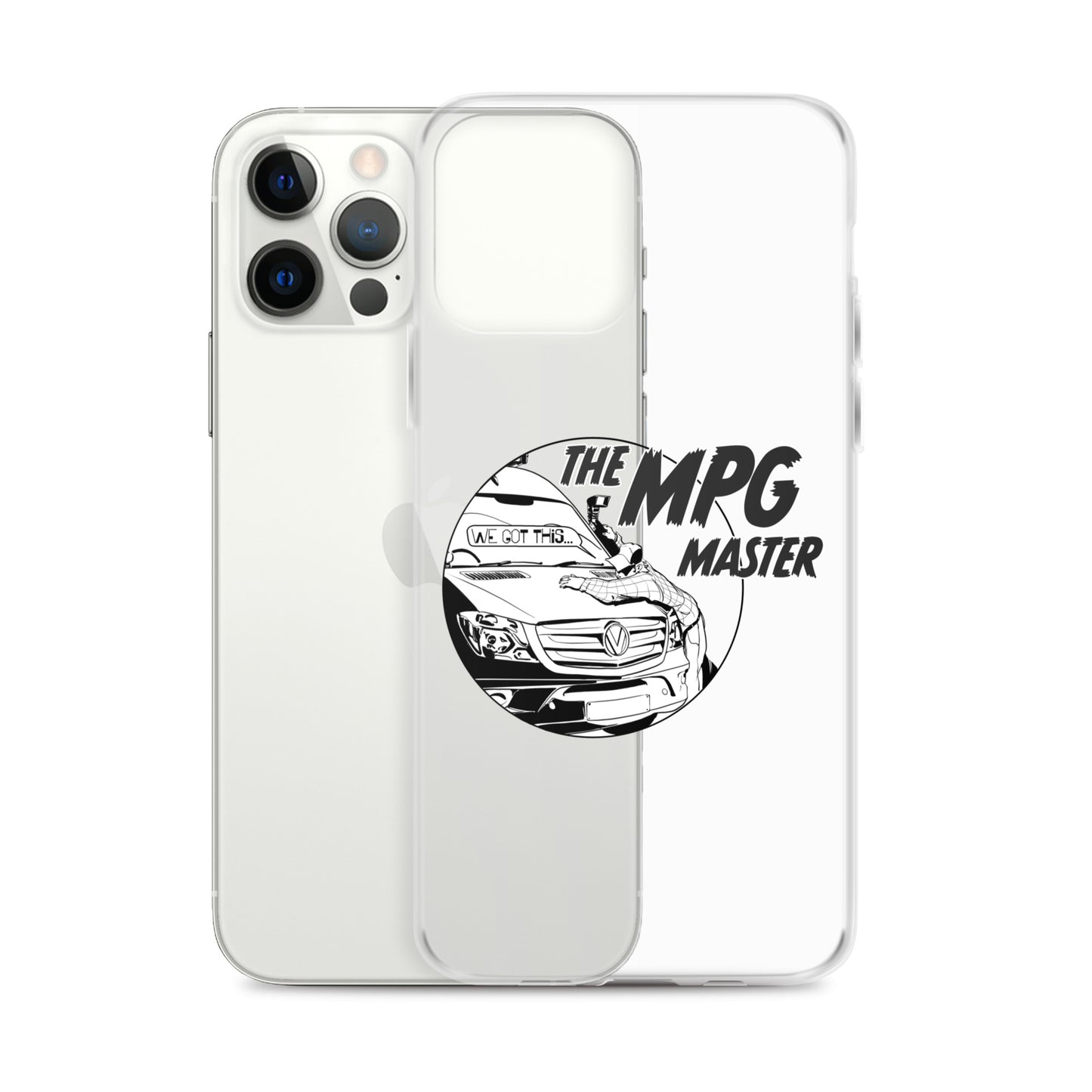 Clear Case for iPhone® with “The MPG Master” (M) logo