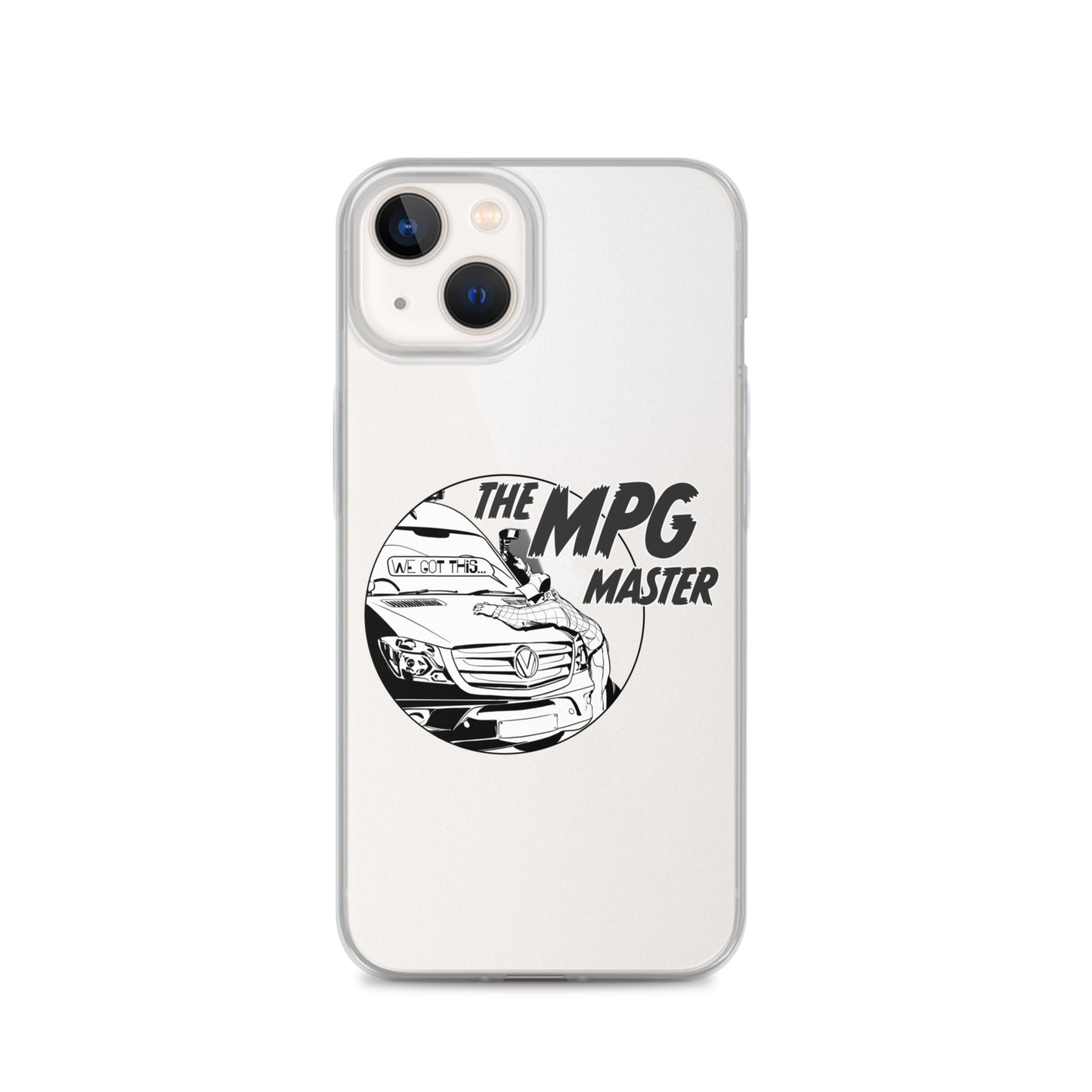 Clear Case for iPhone® with “The MPG Master” (M) logo