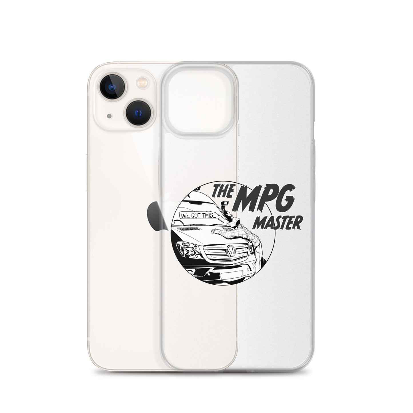 Clear Case for iPhone® with “The MPG Master” (M) logo