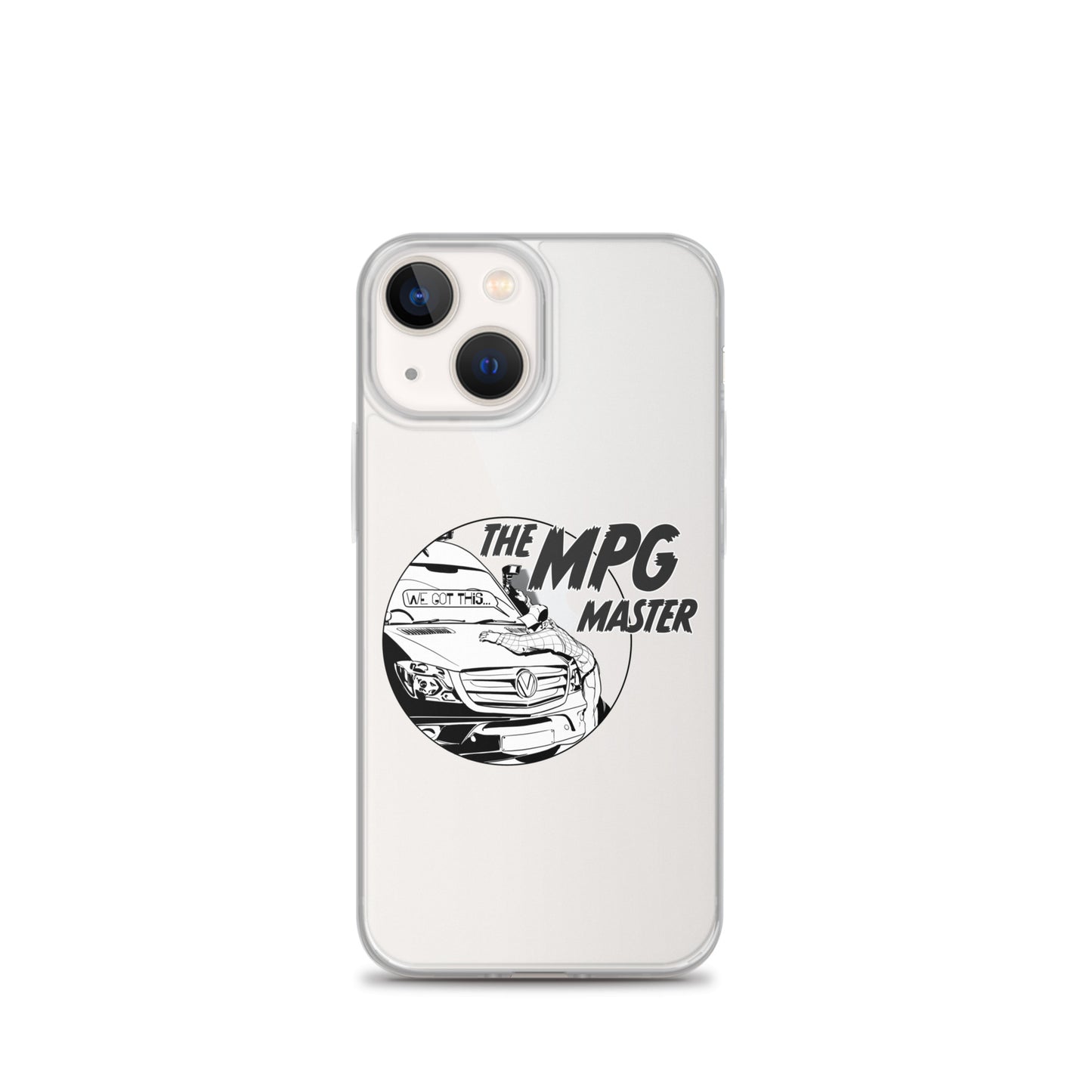 Clear Case for iPhone® with “The MPG Master” (M) logo