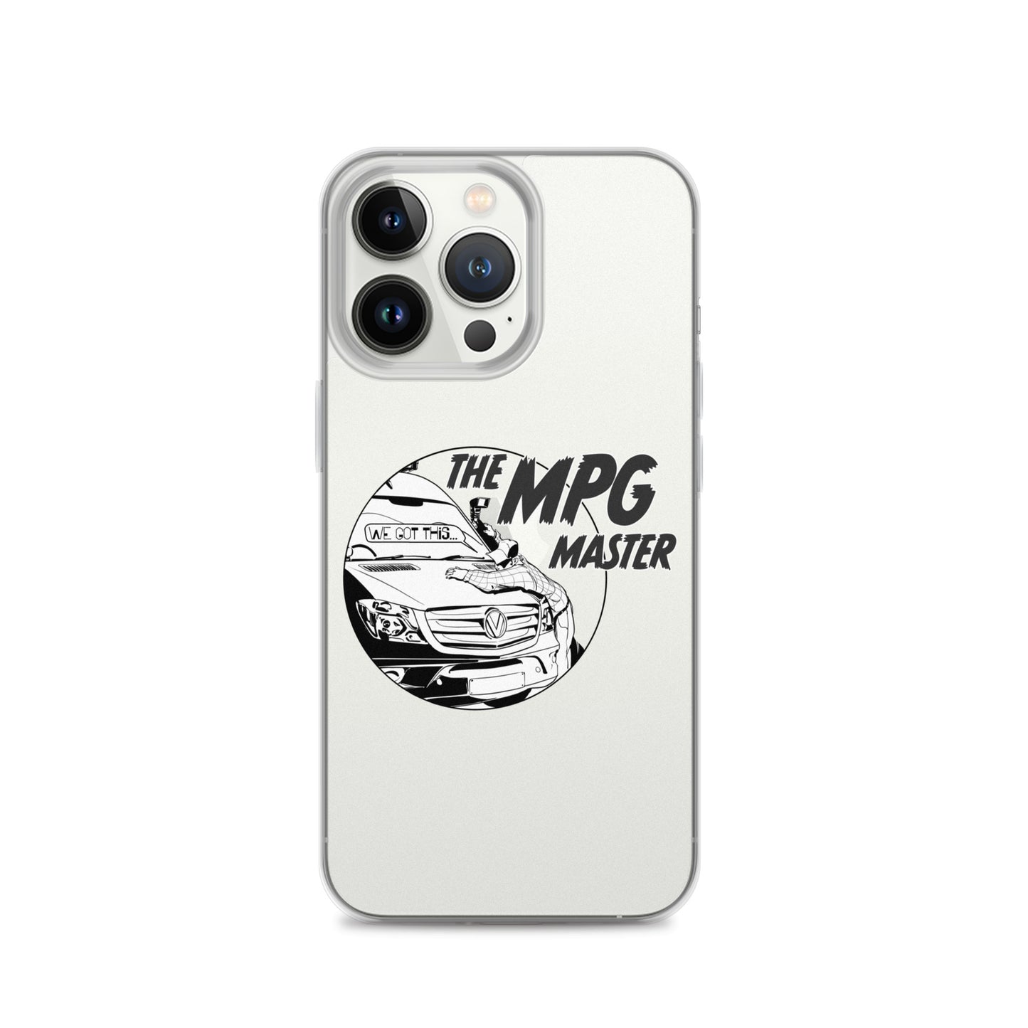 Clear Case for iPhone® with “The MPG Master” (M) logo