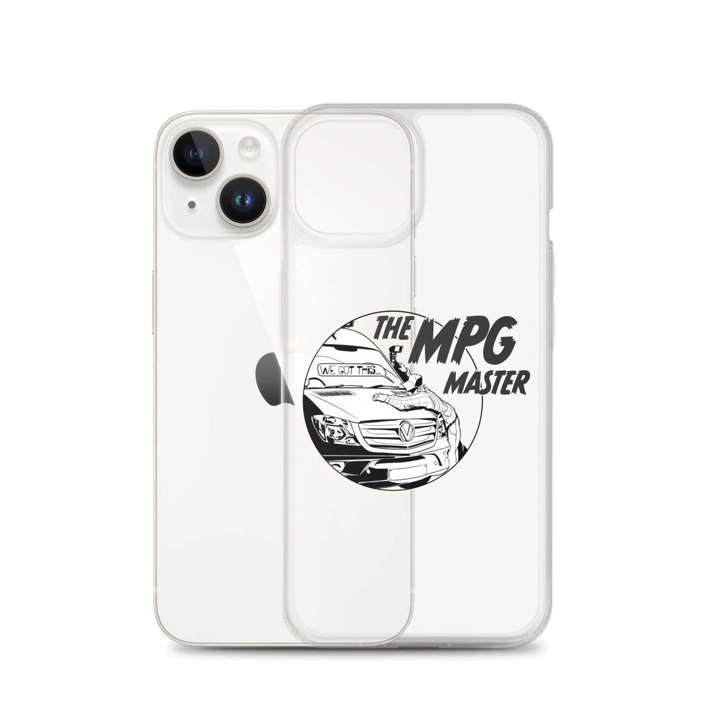 Clear Case for iPhone® with “The MPG Master” (M) logo