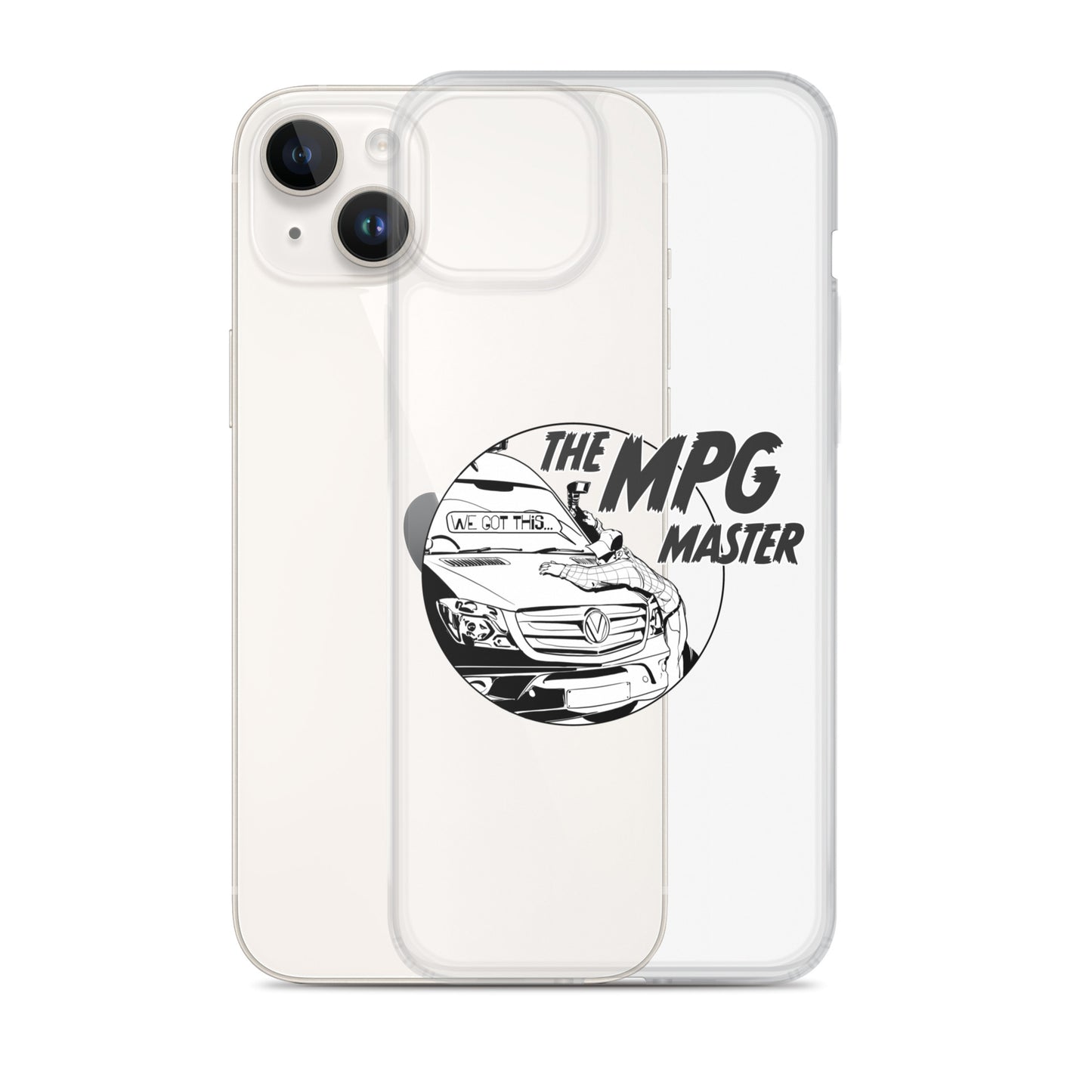 Clear Case for iPhone® with “The MPG Master” (M) logo