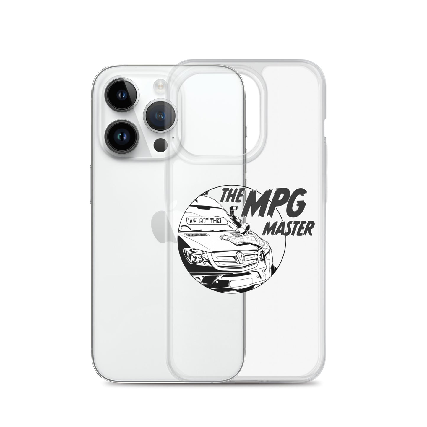 Clear Case for iPhone® with “The MPG Master” (M) logo