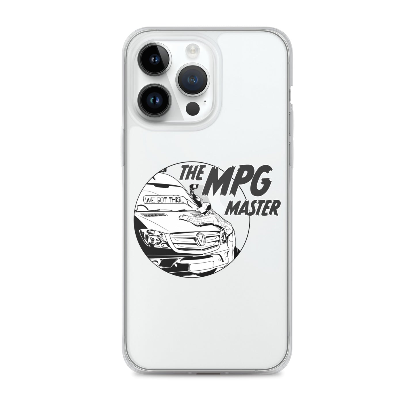 Clear Case for iPhone® with “The MPG Master” (M) logo