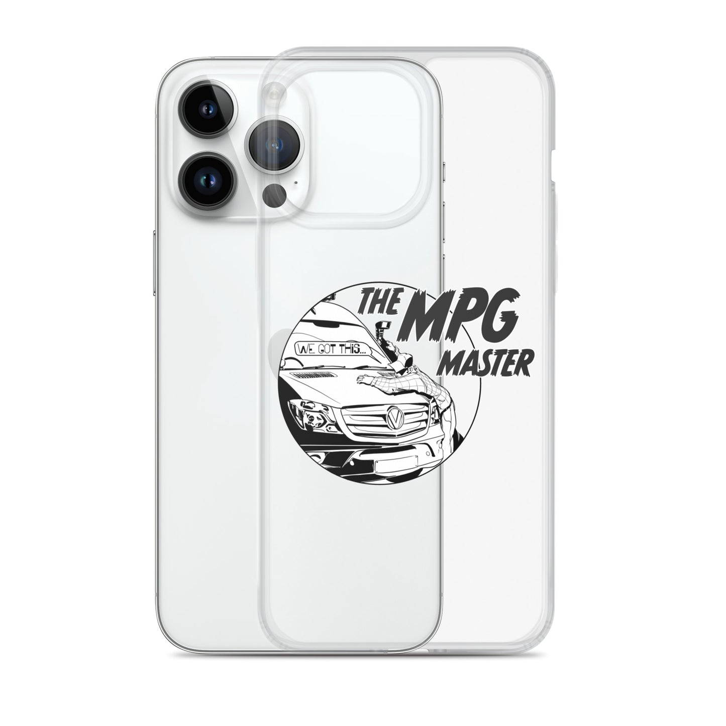 Clear Case for iPhone® with “The MPG Master” (M) logo