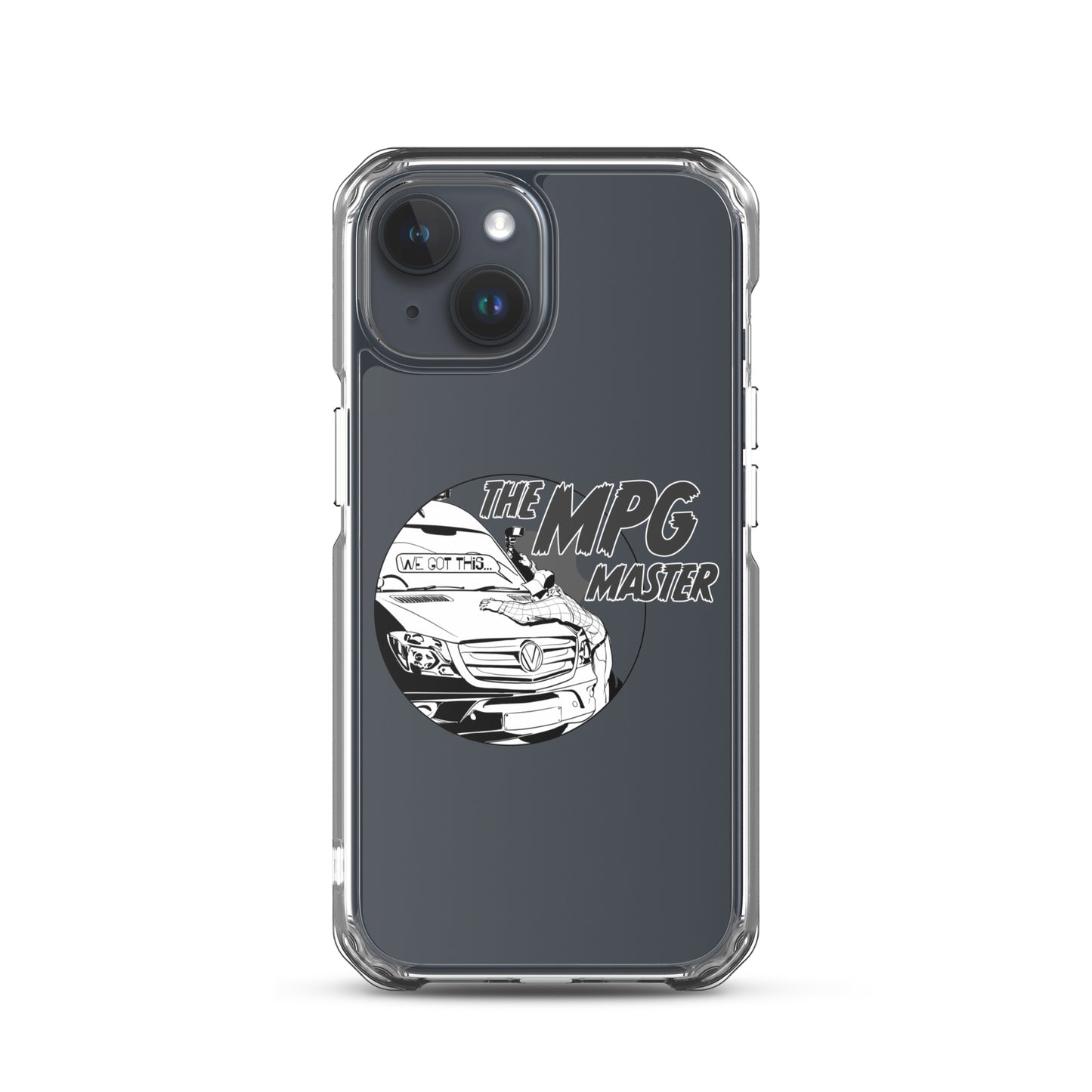 Clear Case for iPhone® with “The MPG Master” (M) logo