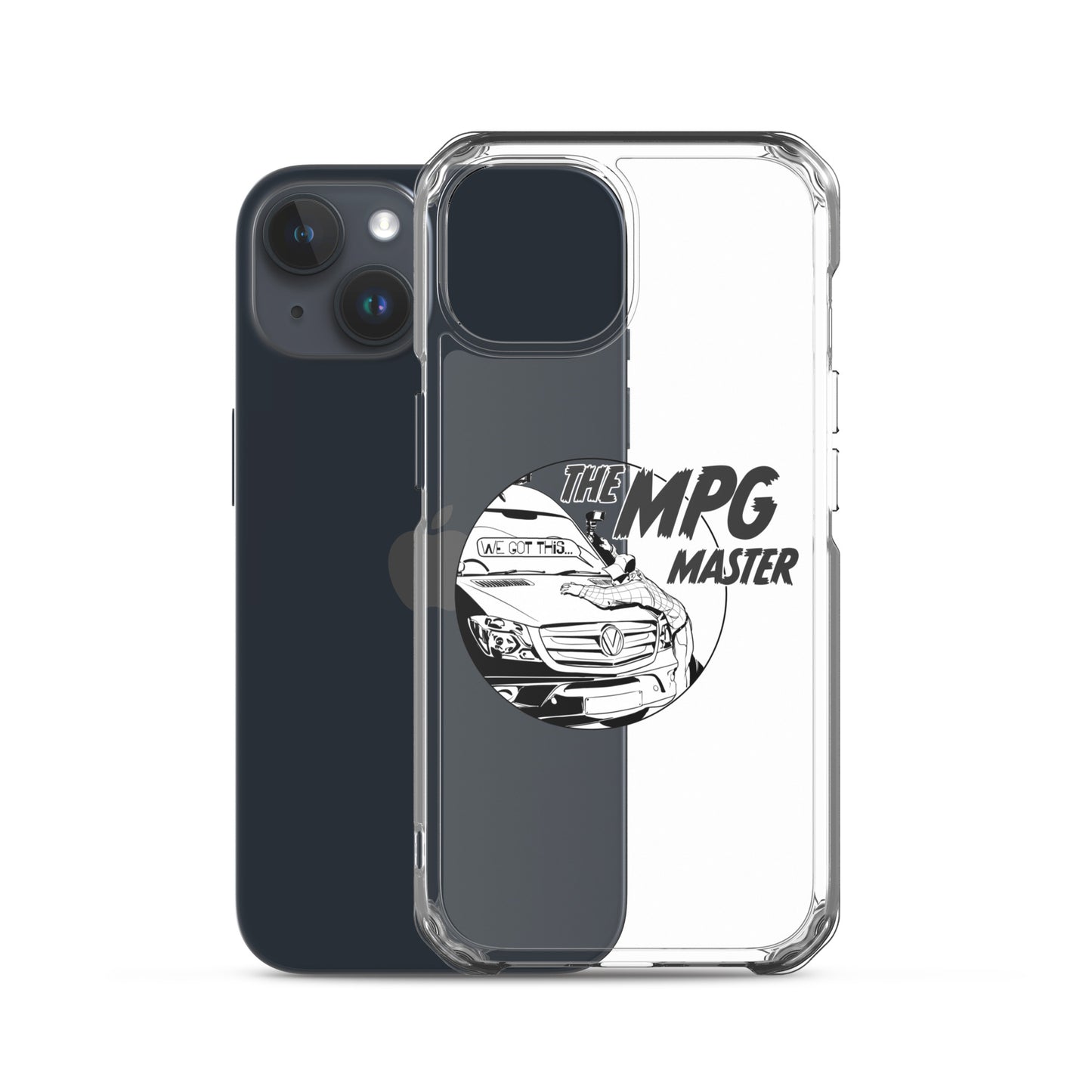 Clear Case for iPhone® with “The MPG Master” (M) logo