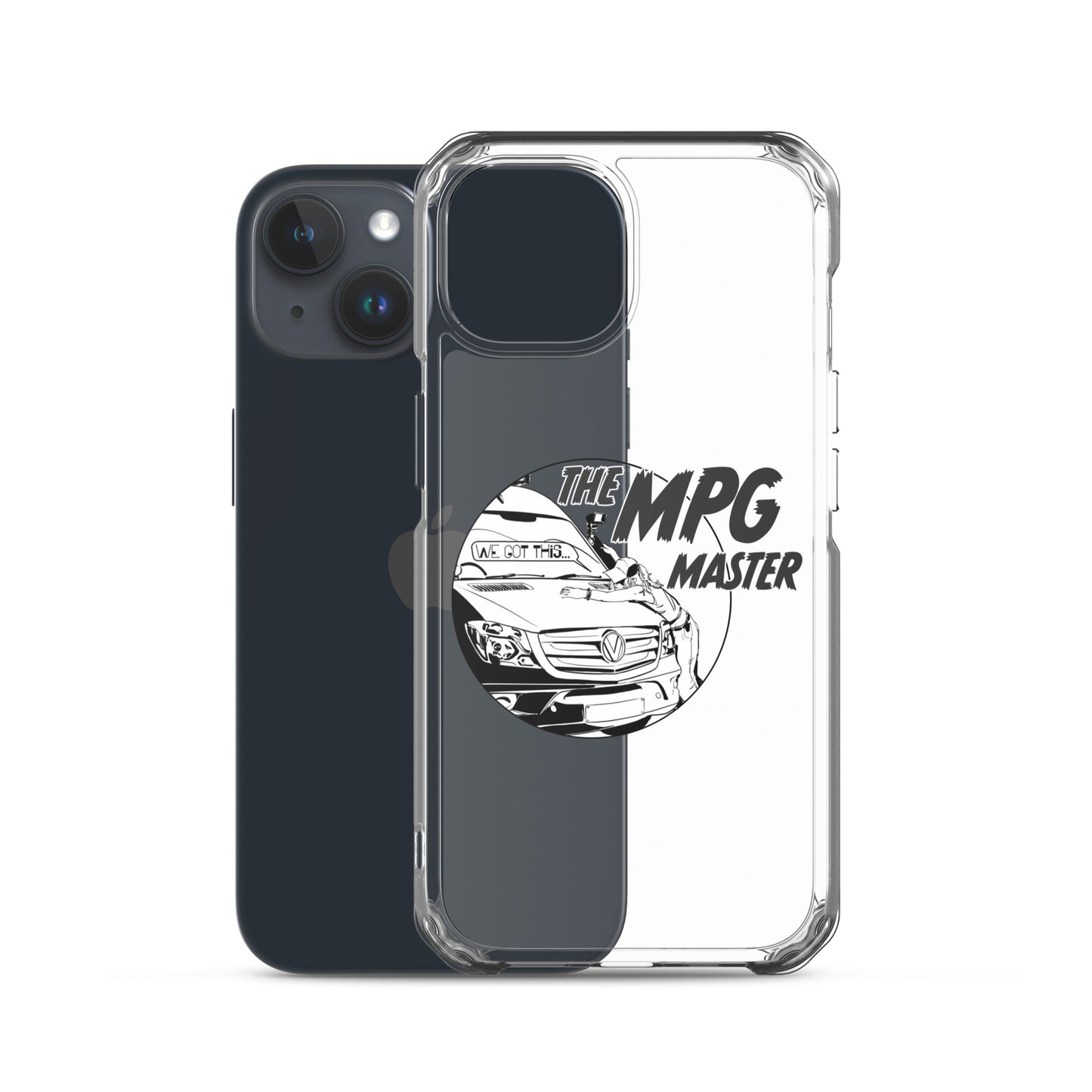 Clear Case for iPhone® with “The MPG Master” (F) logo