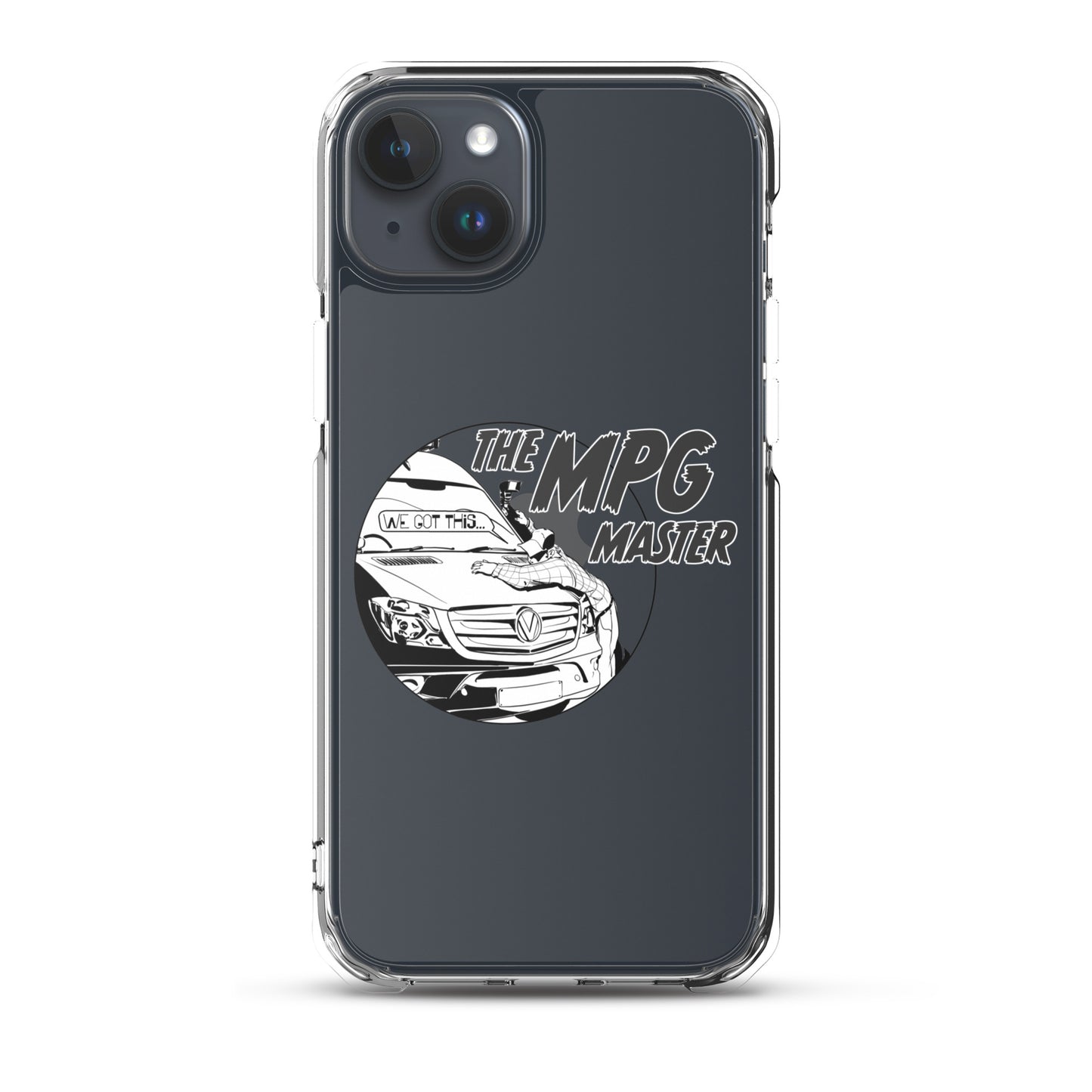 Clear Case for iPhone® with “The MPG Master” (M) logo