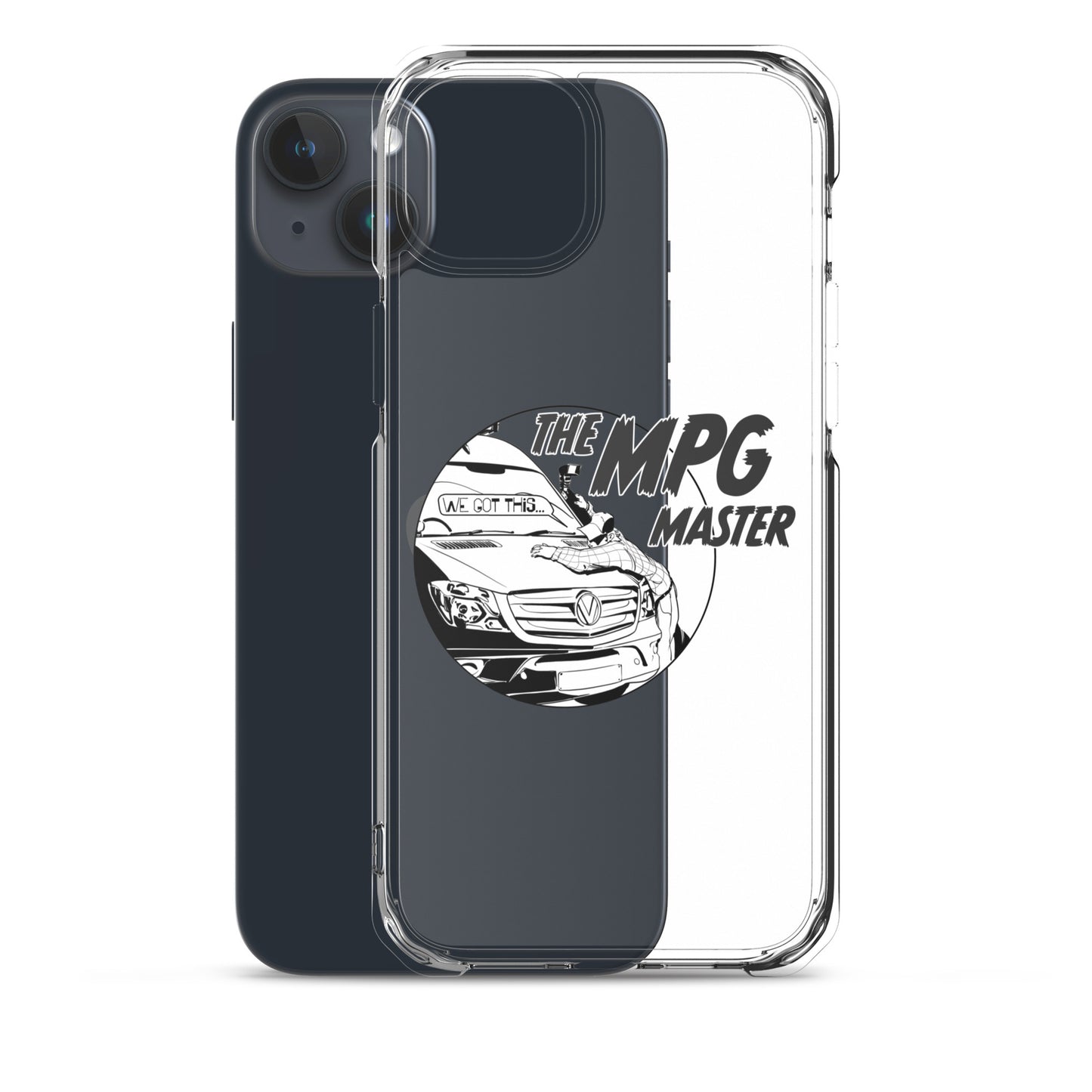 Clear Case for iPhone® with “The MPG Master” (M) logo