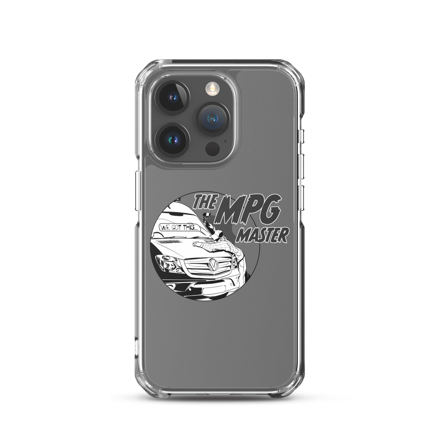 Clear Case for iPhone® with “The MPG Master” (M) logo