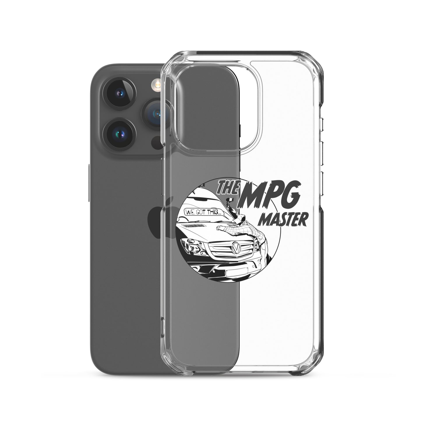 Clear Case for iPhone® with “The MPG Master” (M) logo