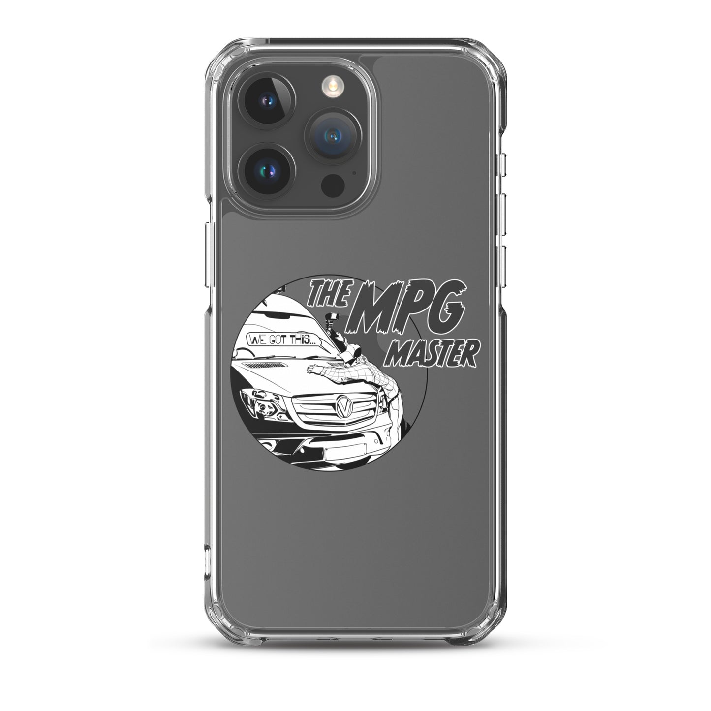 Clear Case for iPhone® with “The MPG Master” (M) logo