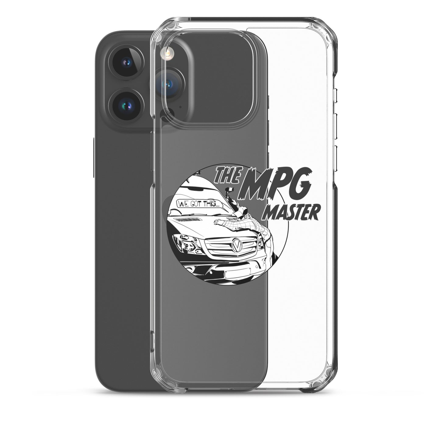 Clear Case for iPhone® with “The MPG Master” (M) logo