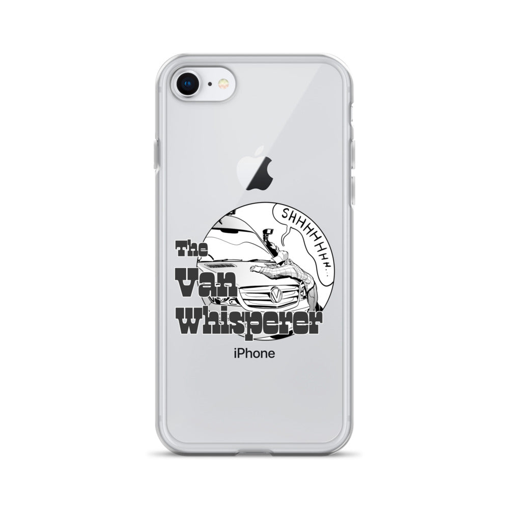 Clear Case for iPhone® with “The Van Whisperer” (M) logo