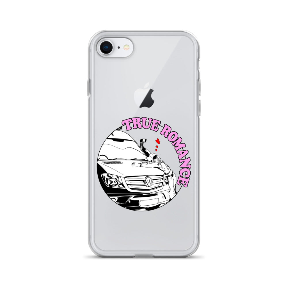 Clear Case for iPhone® with “True Romance” (F) logo