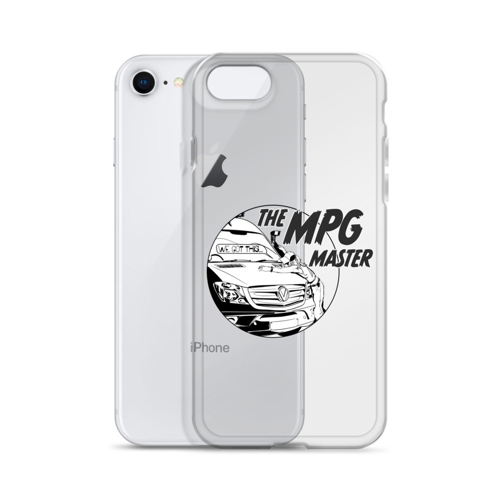 Clear Case for iPhone® with “The MPG Master” (F) logo