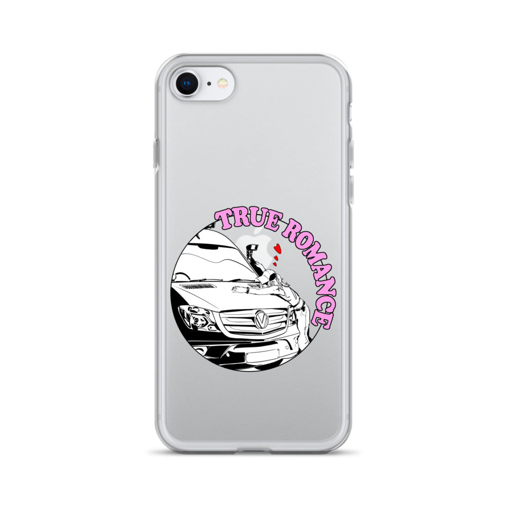 Clear Case for iPhone® with “True Romance” (F) logo