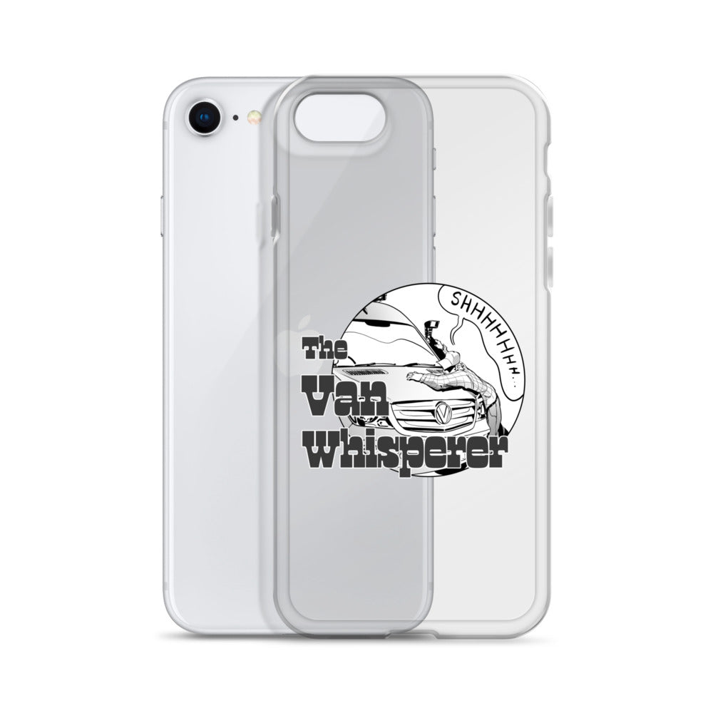 Clear Case for iPhone® with “The Van Whisperer” (M) logo