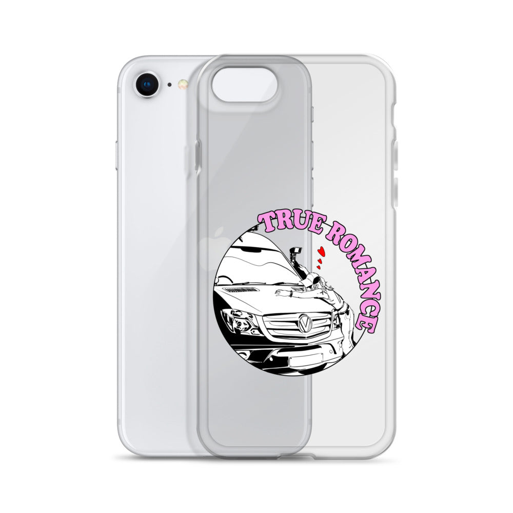 Clear Case for iPhone® with “True Romance” (F) logo