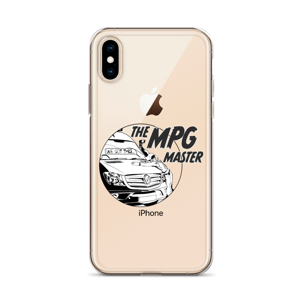 Clear Case for iPhone® with “The MPG Master” (F) logo