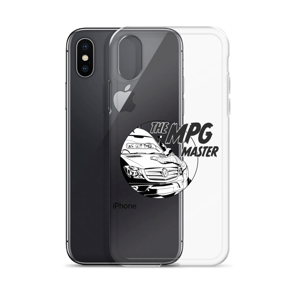 Clear Case for iPhone® with “The MPG Master” (M) logo