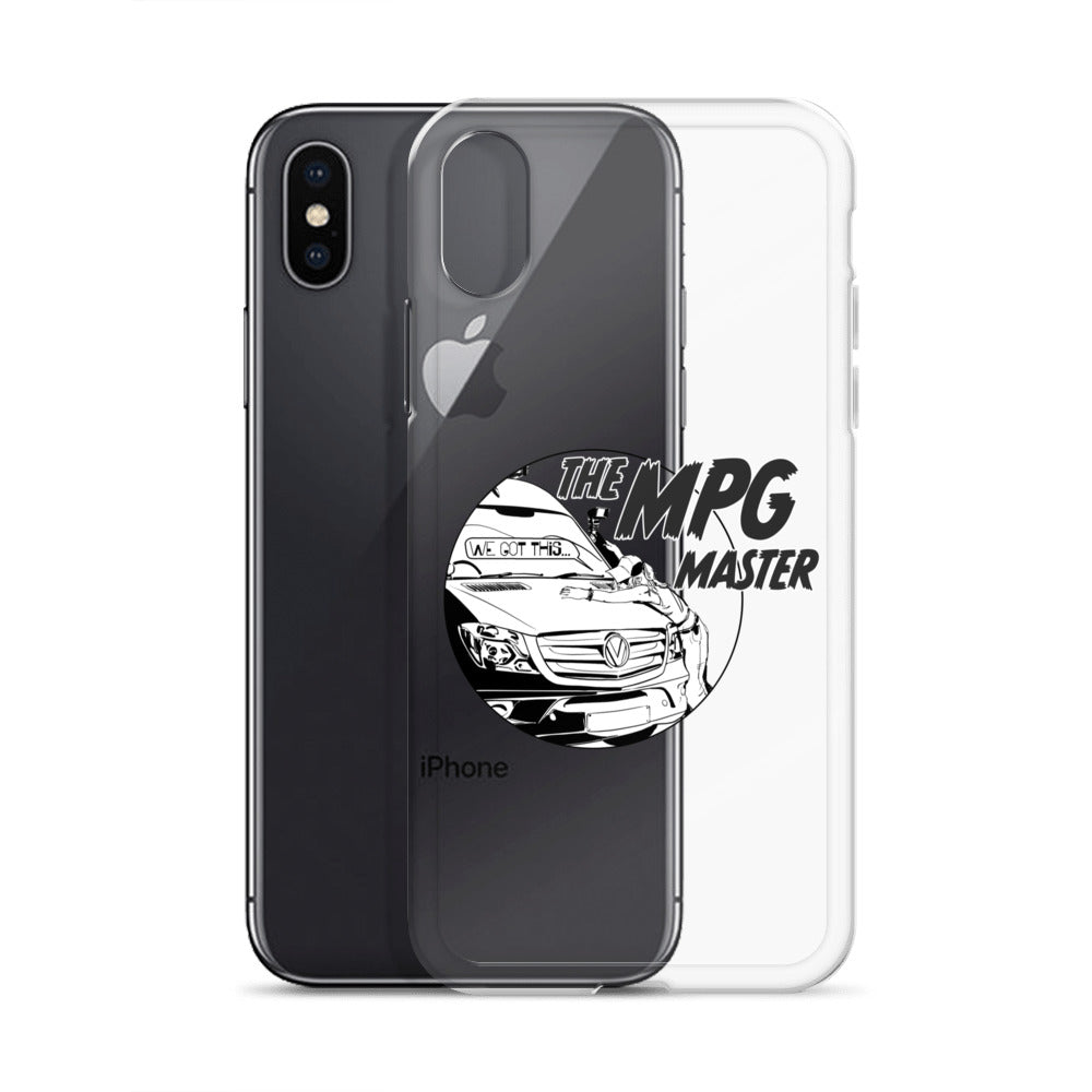 Clear Case for iPhone® with “The MPG Master” (F) logo