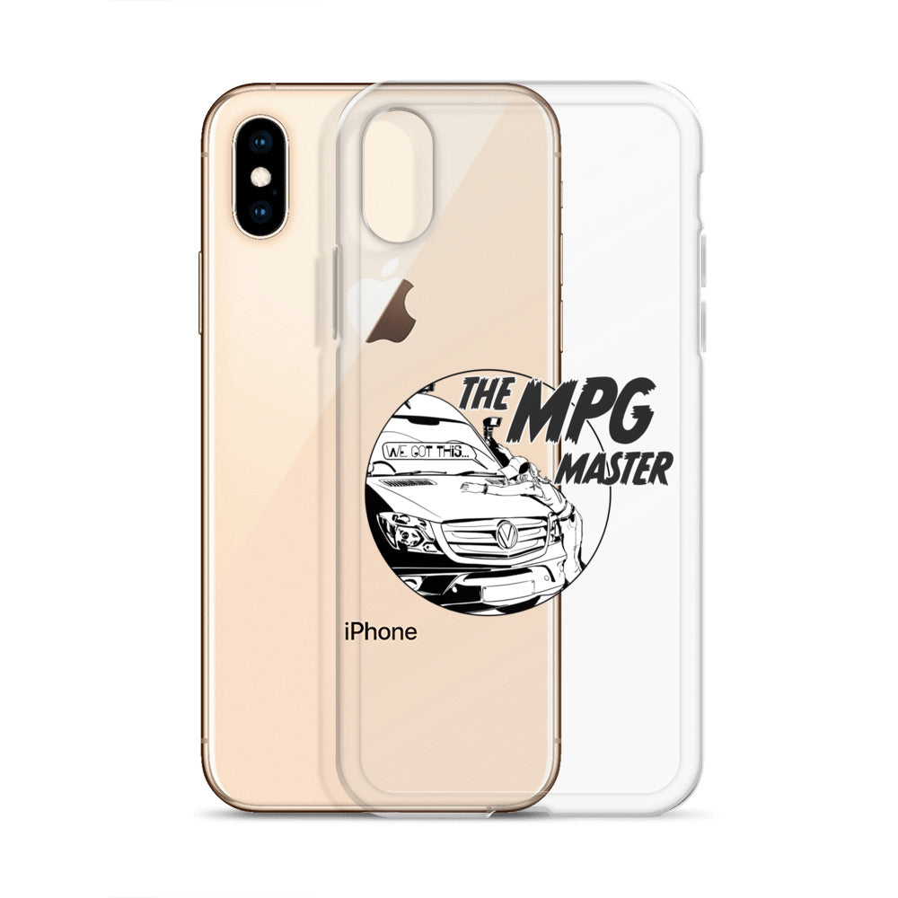 Clear Case for iPhone® with “The MPG Master” (F) logo