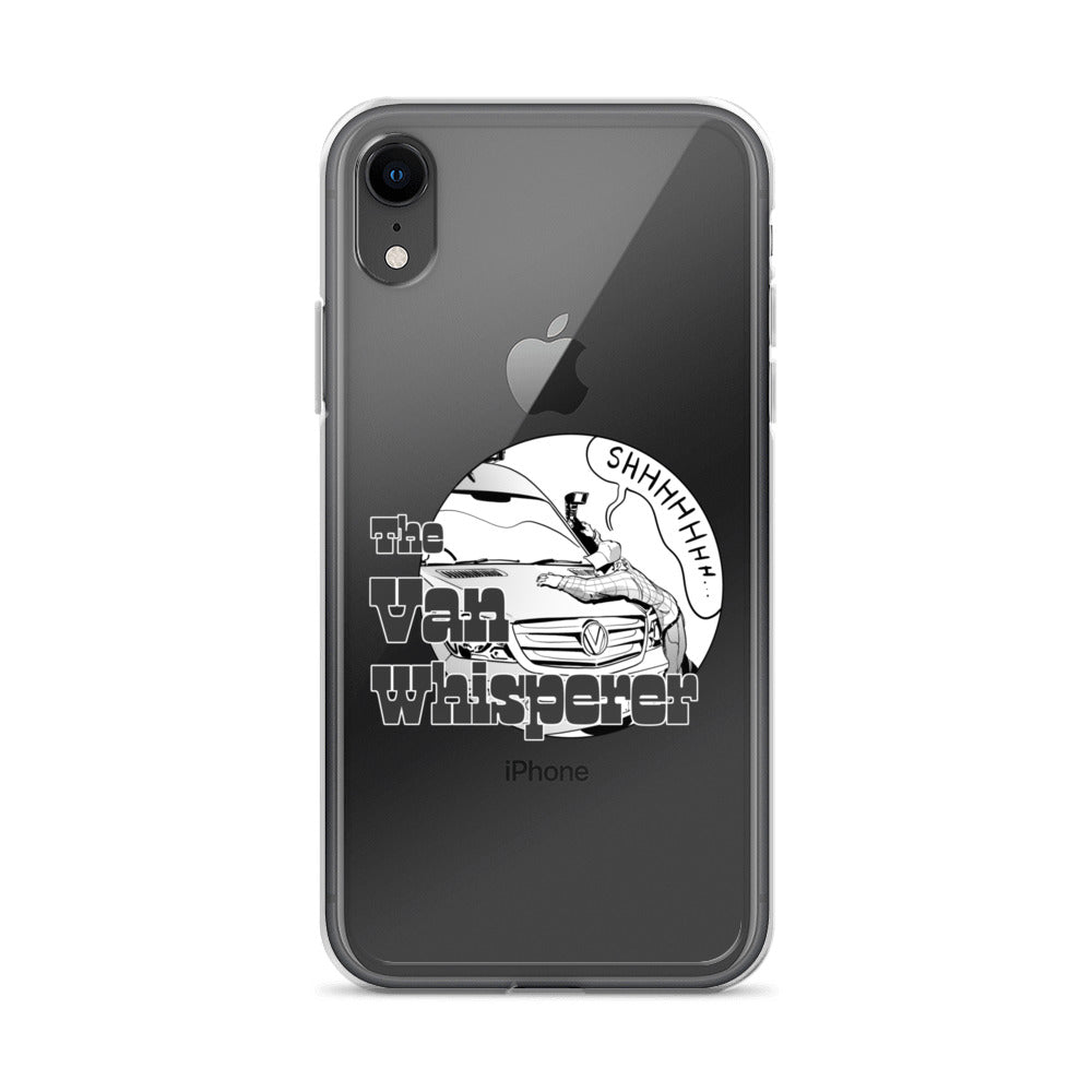 Clear Case for iPhone® with “The Van Whisperer” (M) logo