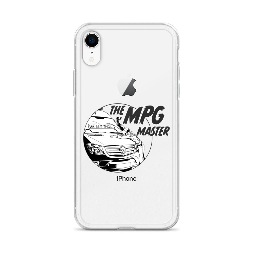 Clear Case for iPhone® with “The MPG Master” (F) logo