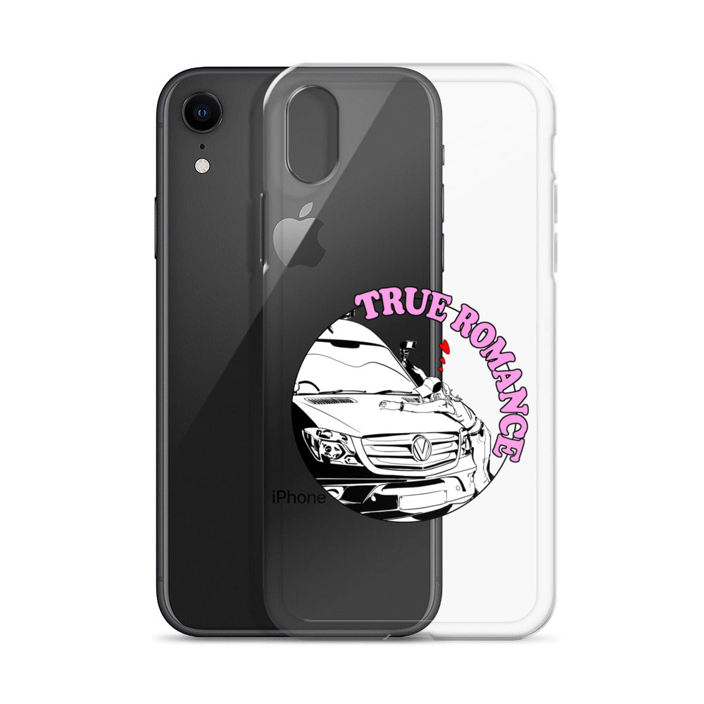 Clear Case for iPhone® with “True Romance” (F) logo