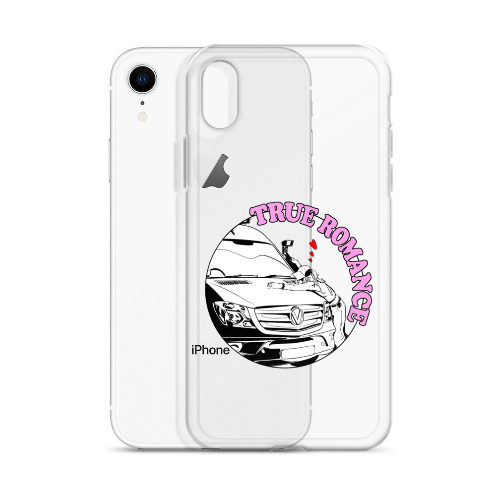 Clear Case for iPhone® with “True Romance” (F) logo