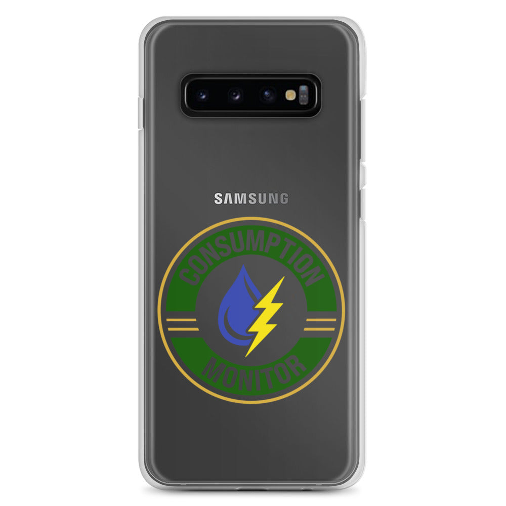 Clear Case for Samsung® with “Consumption Monitor" logo