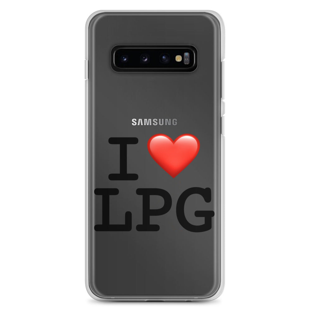 Clear Case for Samsung® with “I H LPG” logo