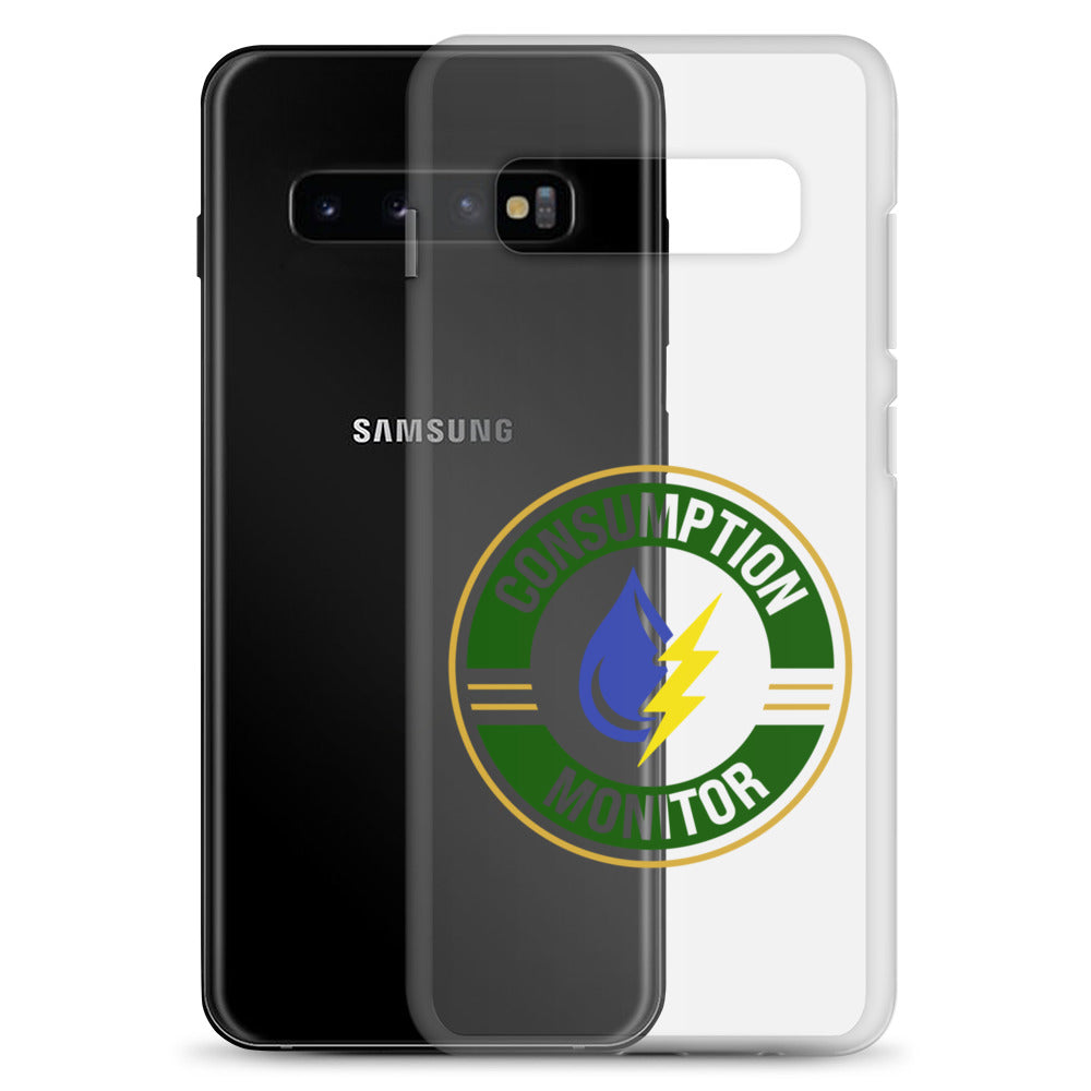 Clear Case for Samsung® with “Consumption Monitor" logo