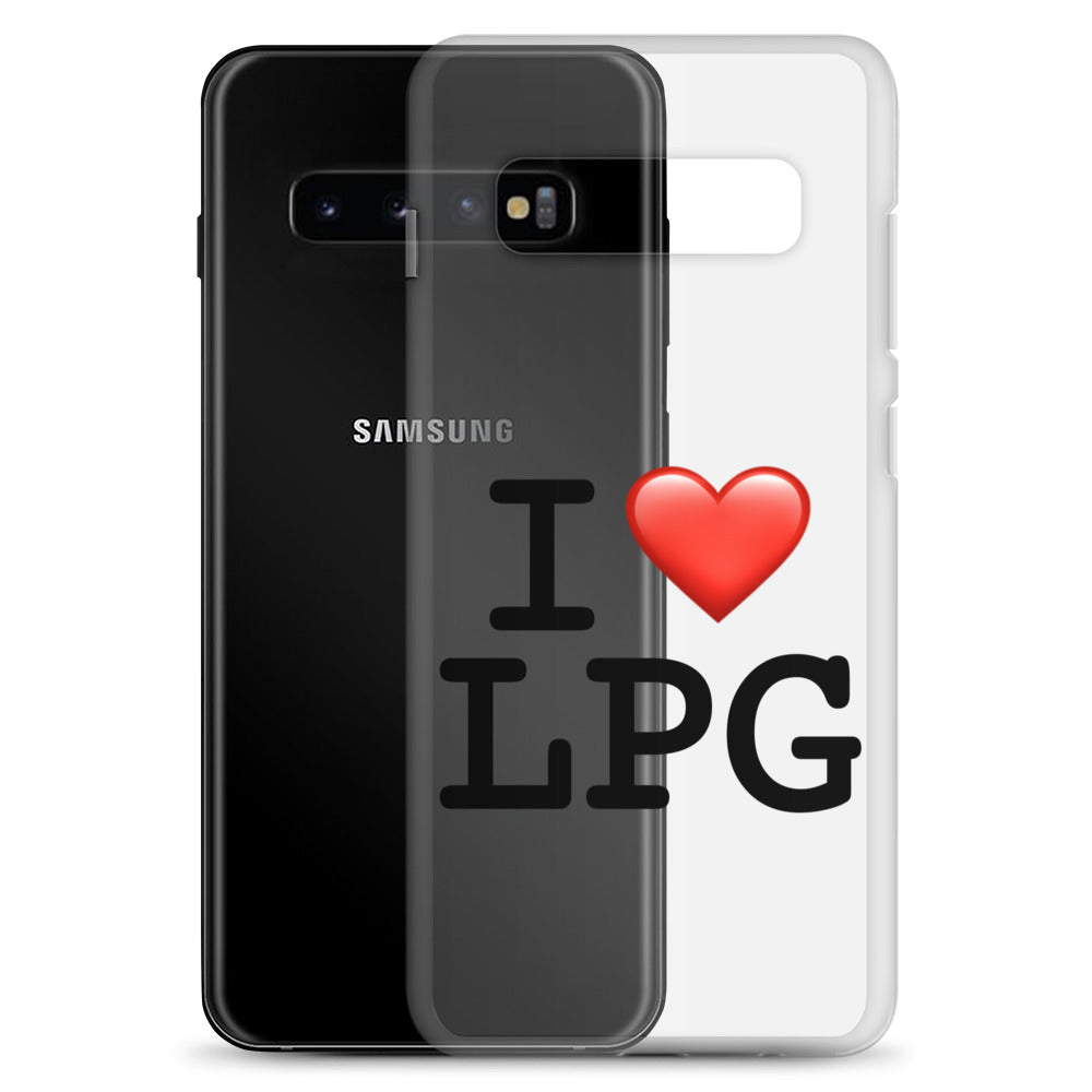 Clear Case for Samsung® with “I H LPG” logo