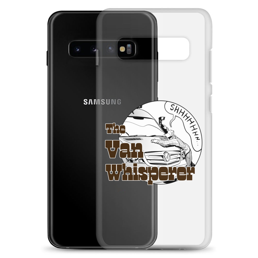 Clear Case for Samsung® with “The Van Whisperer” (M) logo