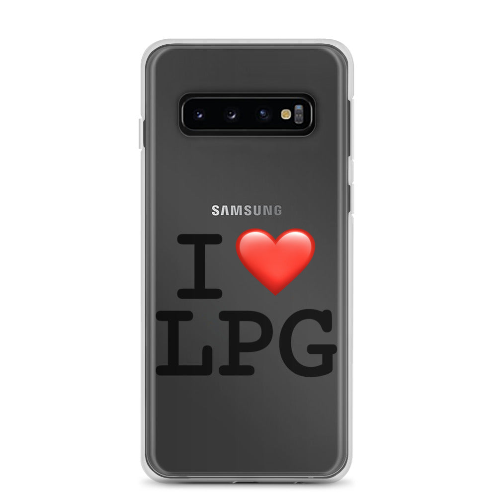 Clear Case for Samsung® with “I H LPG” logo