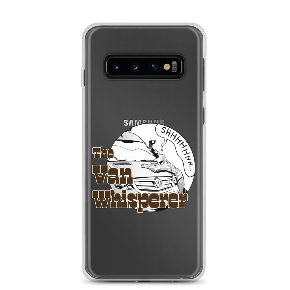 Clear Case for Samsung® with “The Van Whisperer” (M) logo